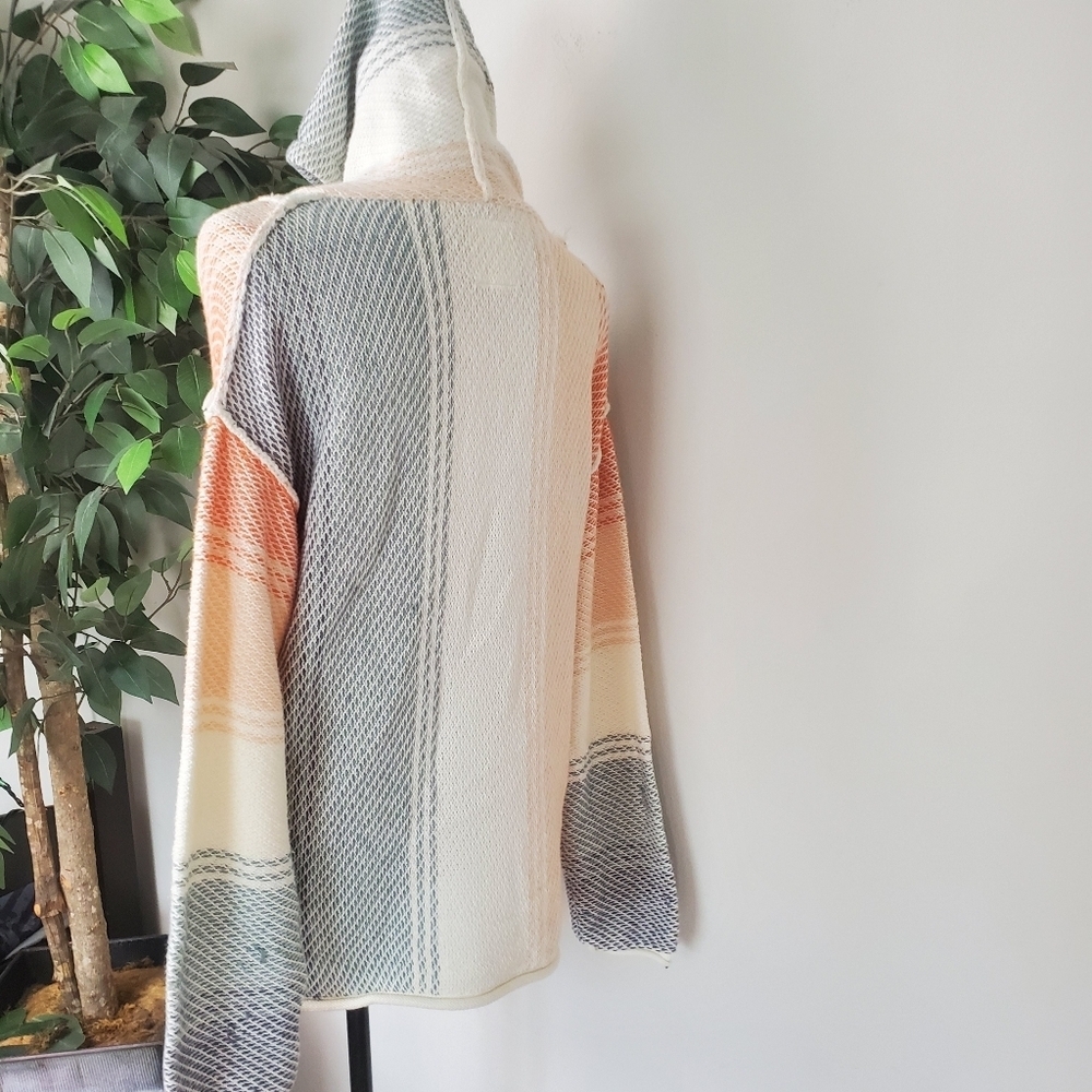 Rip Curl Poncho Hippie Boho Sweater Beach Lounger Medium - Picture 8 of 13